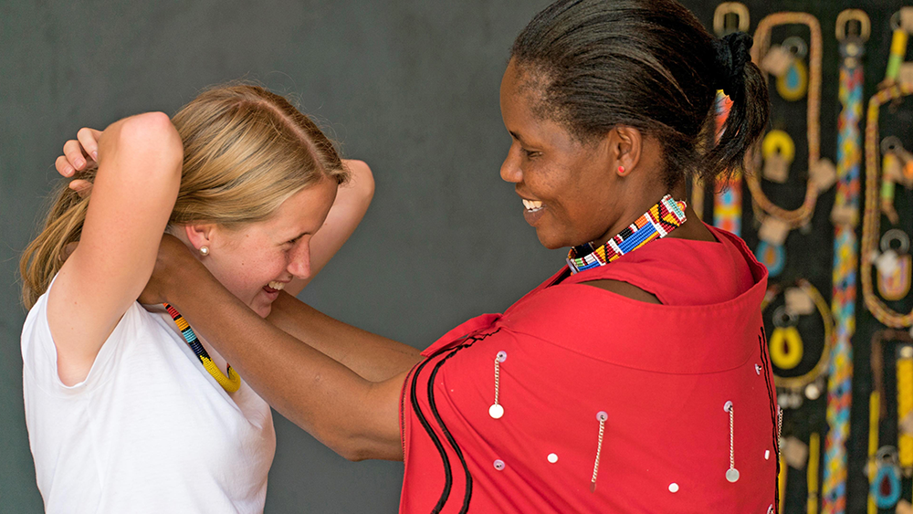 Ladies Basecamp Maasai Brand (BMB) Jemimah Sairowua Photo Credit: Thought Leader Global 