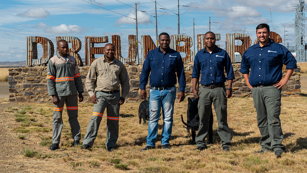 Scatec Solar Team working at the Dreunberg PV site in South Africa, Photo Thought Leader Global Media
