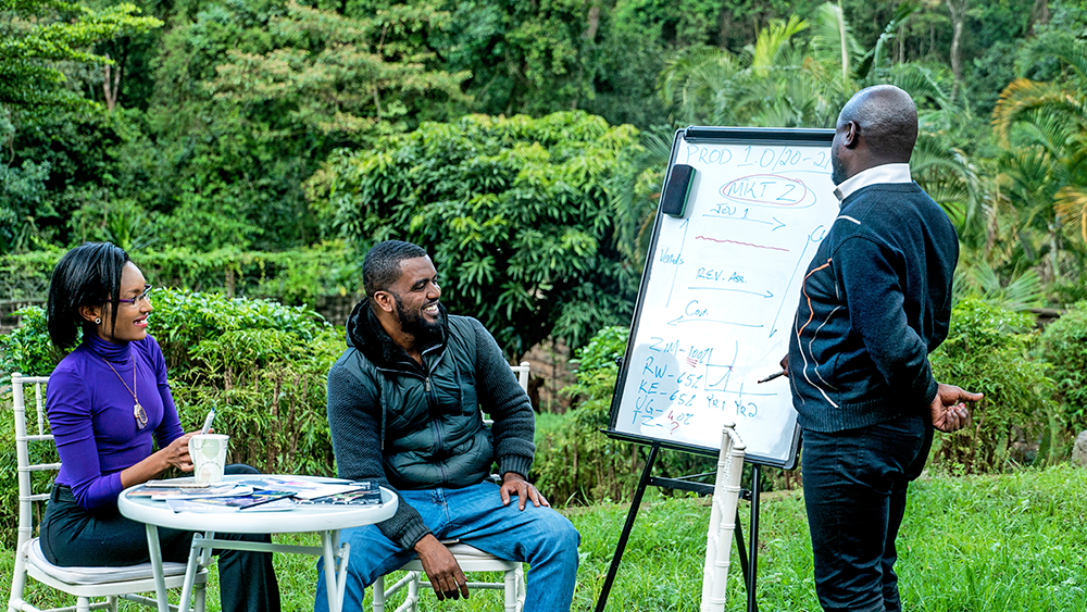 Chris Daniels, Eferio Communications in a workshop. Photo: Thought Leader Global Media