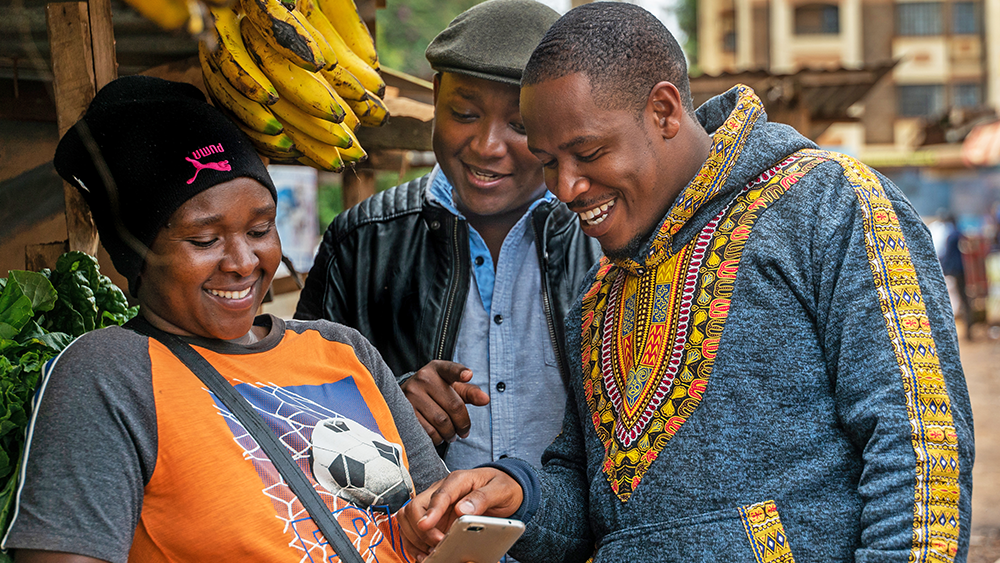 Finnacess team out with customers in Nairobi. Photo: Thought Leader Global Media. investing in possibilities in Africa