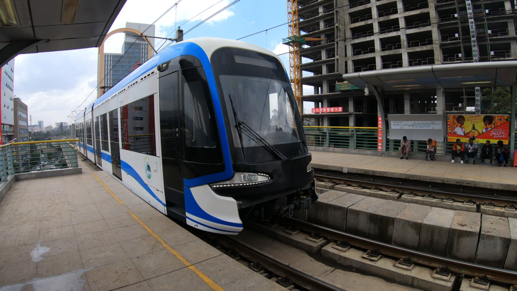 Tram system in Addis Ababa, Etiopia