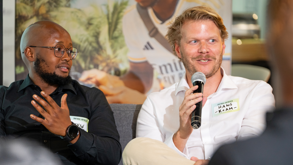 Kevin Gaitho and Hans Van Toor in conversation
